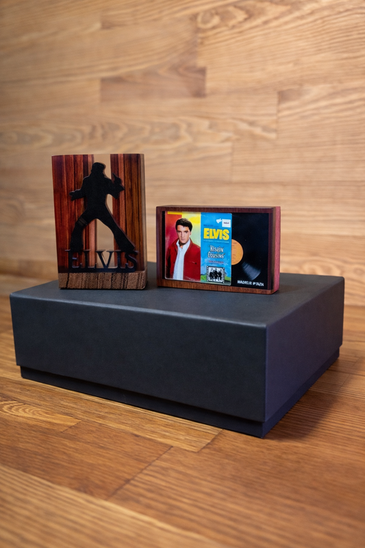 Elvis Presley '62 Years of History' Preserved Resin Monolith