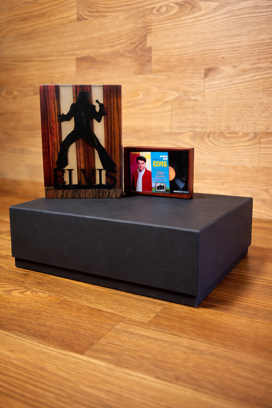 Elvis Presley '62 Years of History' Preserved Resin Monolith